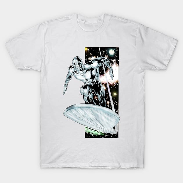 Silver Surfer T-Shirt by cindo.cindoan